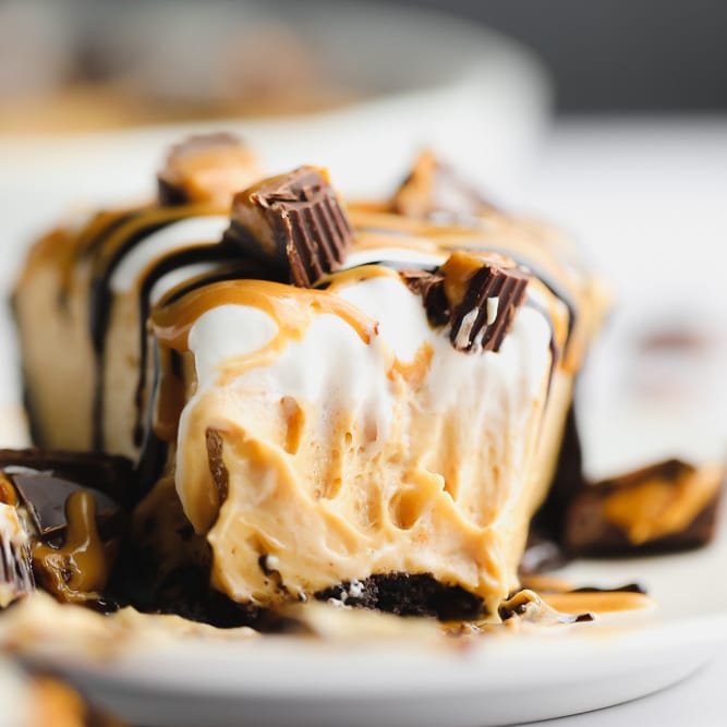 No-Bake Vegan Peanut Butter Pie: Easy Chocolate Peanut Butter Cup Taste